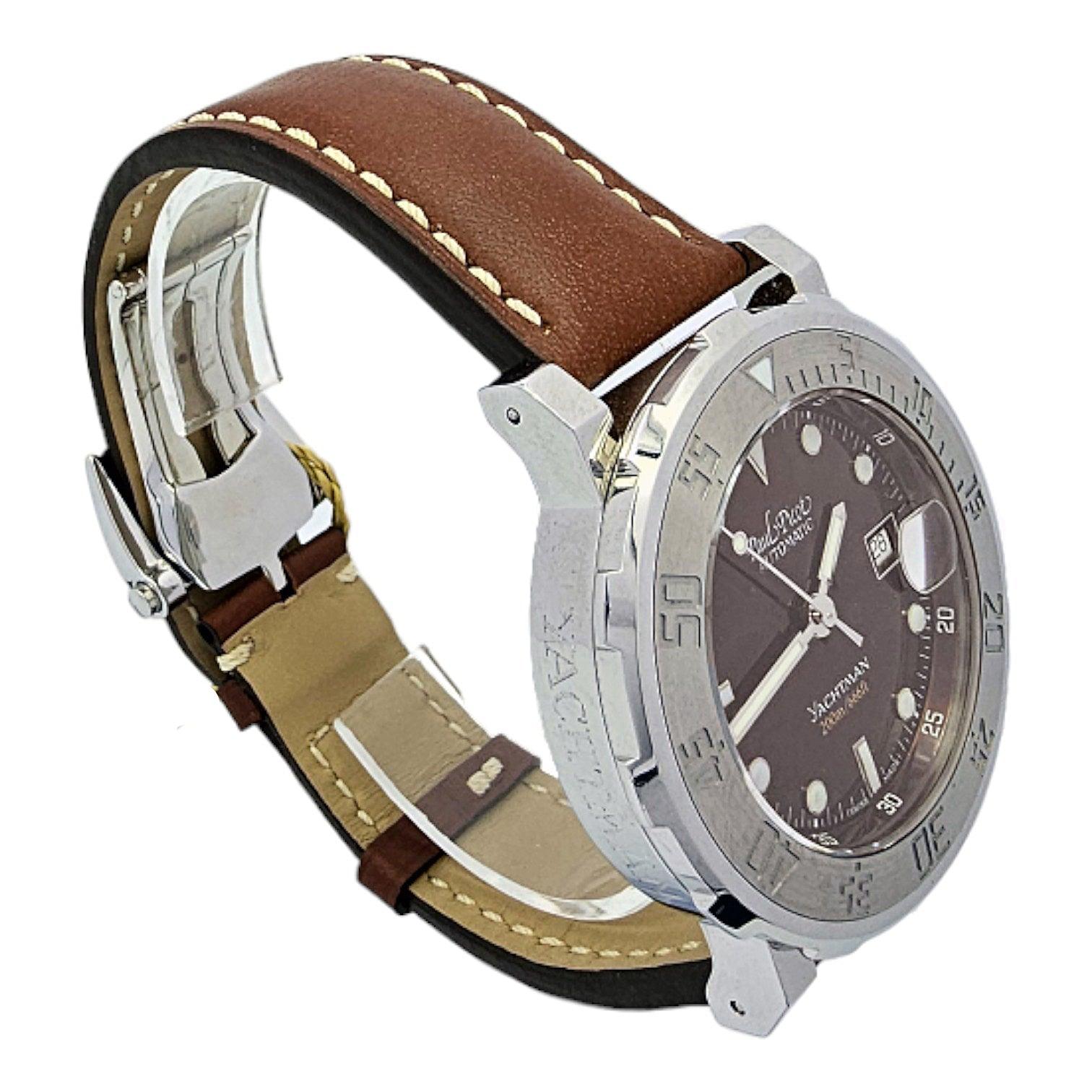 Paul Picot Yachtman 200 mt Brown Dial Ref. 1051/P - ON5695 - LuxuryInStock