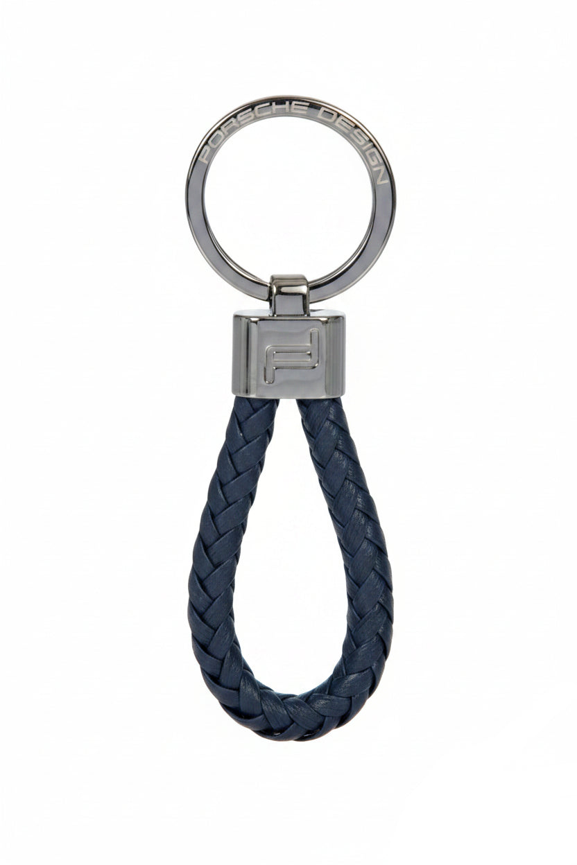 Porsche Design Keyring Leather Cord blu scuro - Ref. OKY08807.006