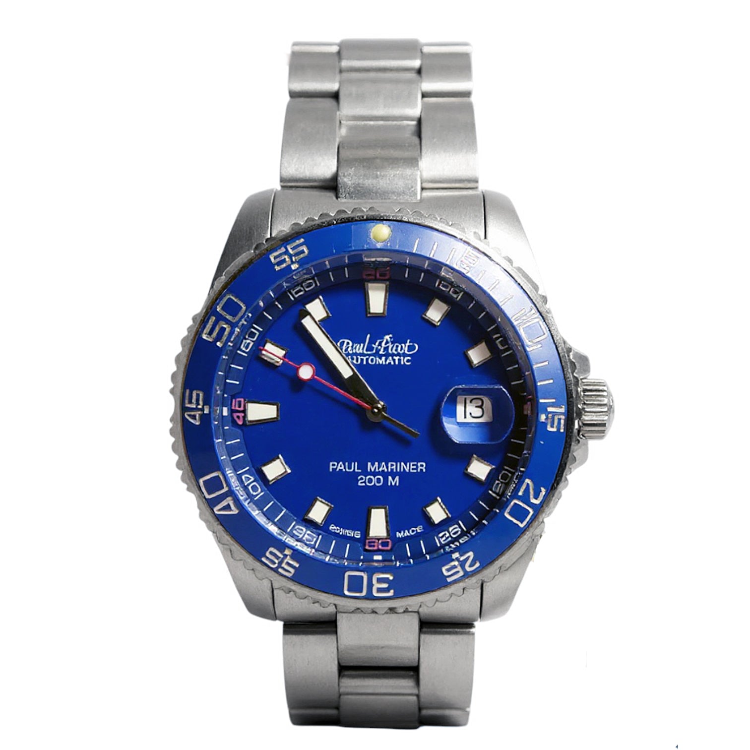 Paul Picot Paul Mariner III Automatico 42 mm Ref. 4352SG-CB - ON8315