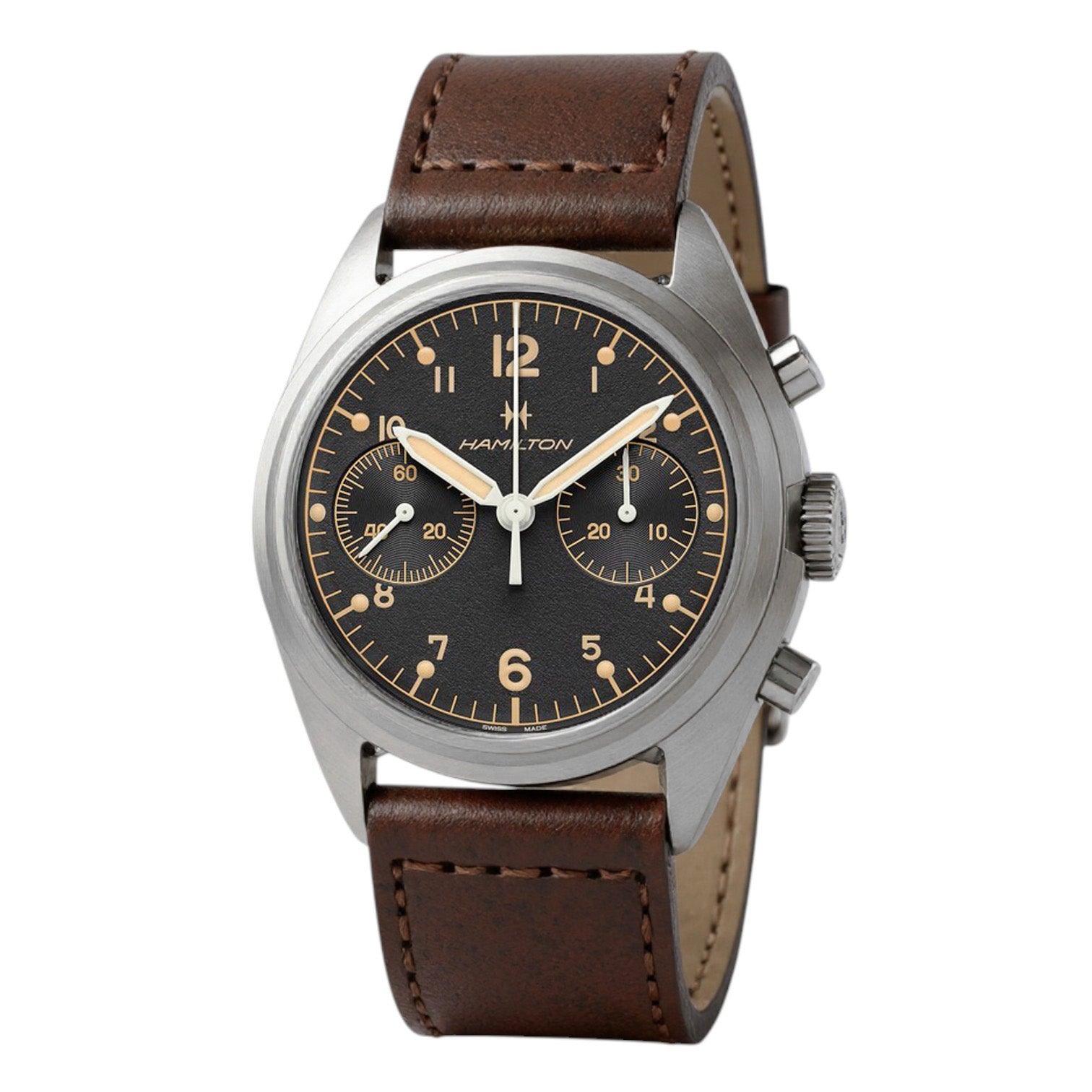 Hamilton Khaki Pilot Pioneer Aviation Pilot Pioneer Mechanical Chrono Automatico 40 mm Ref. H76409530 - ON8401