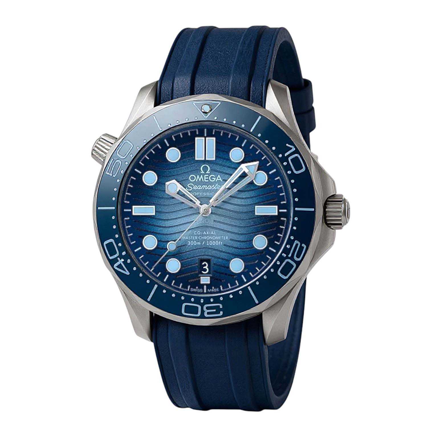 Omega Seamaster Diver 300 M Co-axial Summer Blue Seamaster 42 mm Ref. 210324220030 - ON819502 -