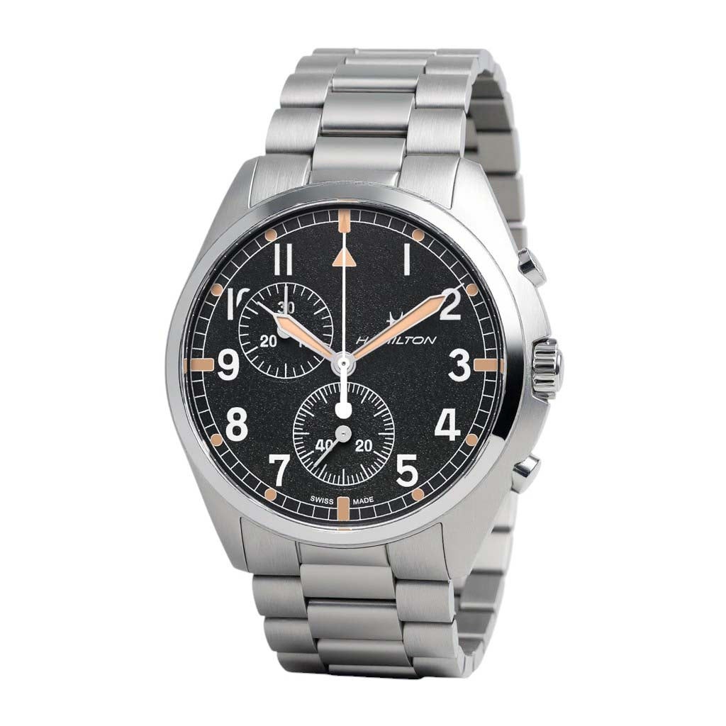 Hamilton Khaki Pilot Pioneer Chrono Khaki Quartz 41 mm Ref. H76522131 - ON8341