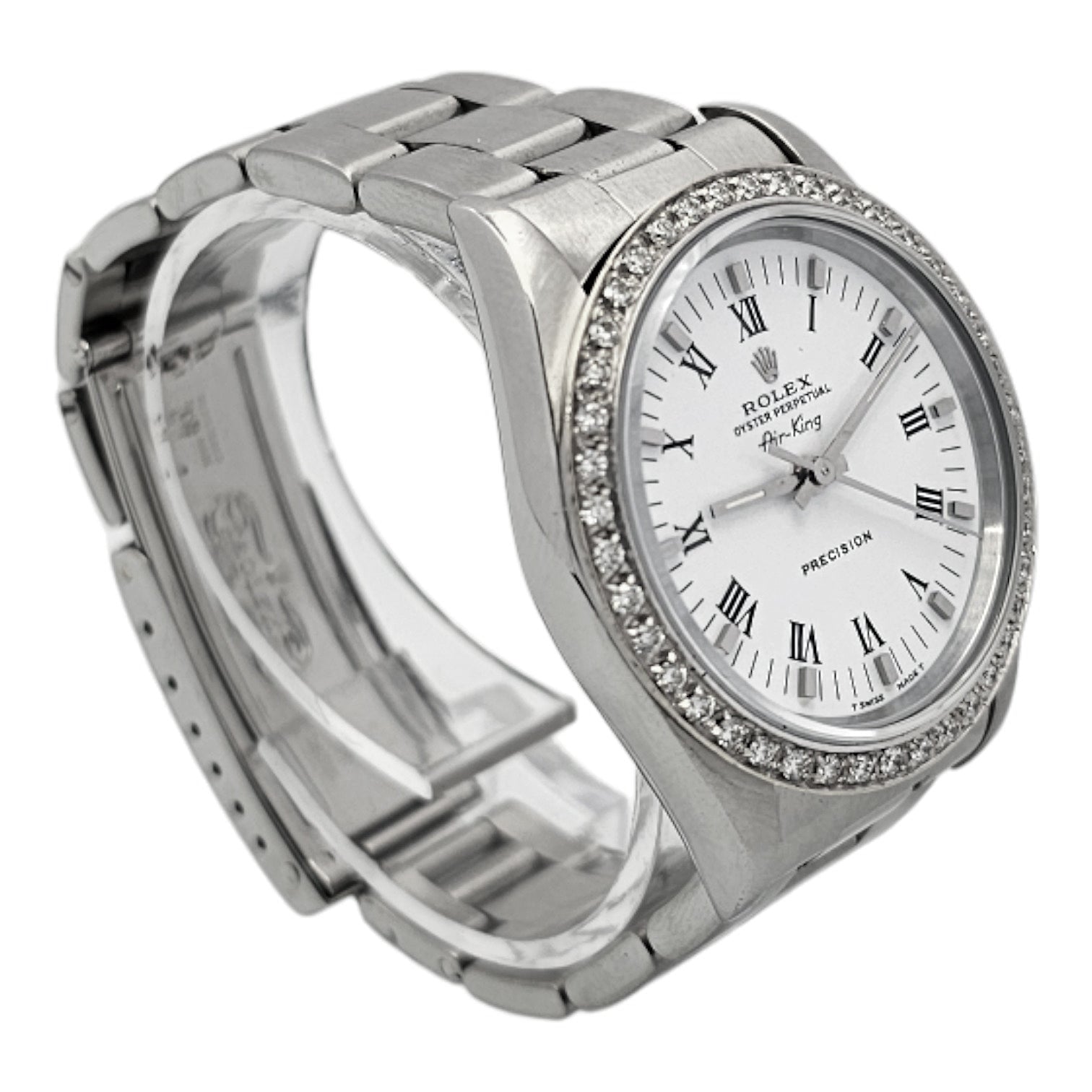 Rolex Air King Oyster Perpetual Precision Diamond Bezel Ref. 14000 - OU1054
