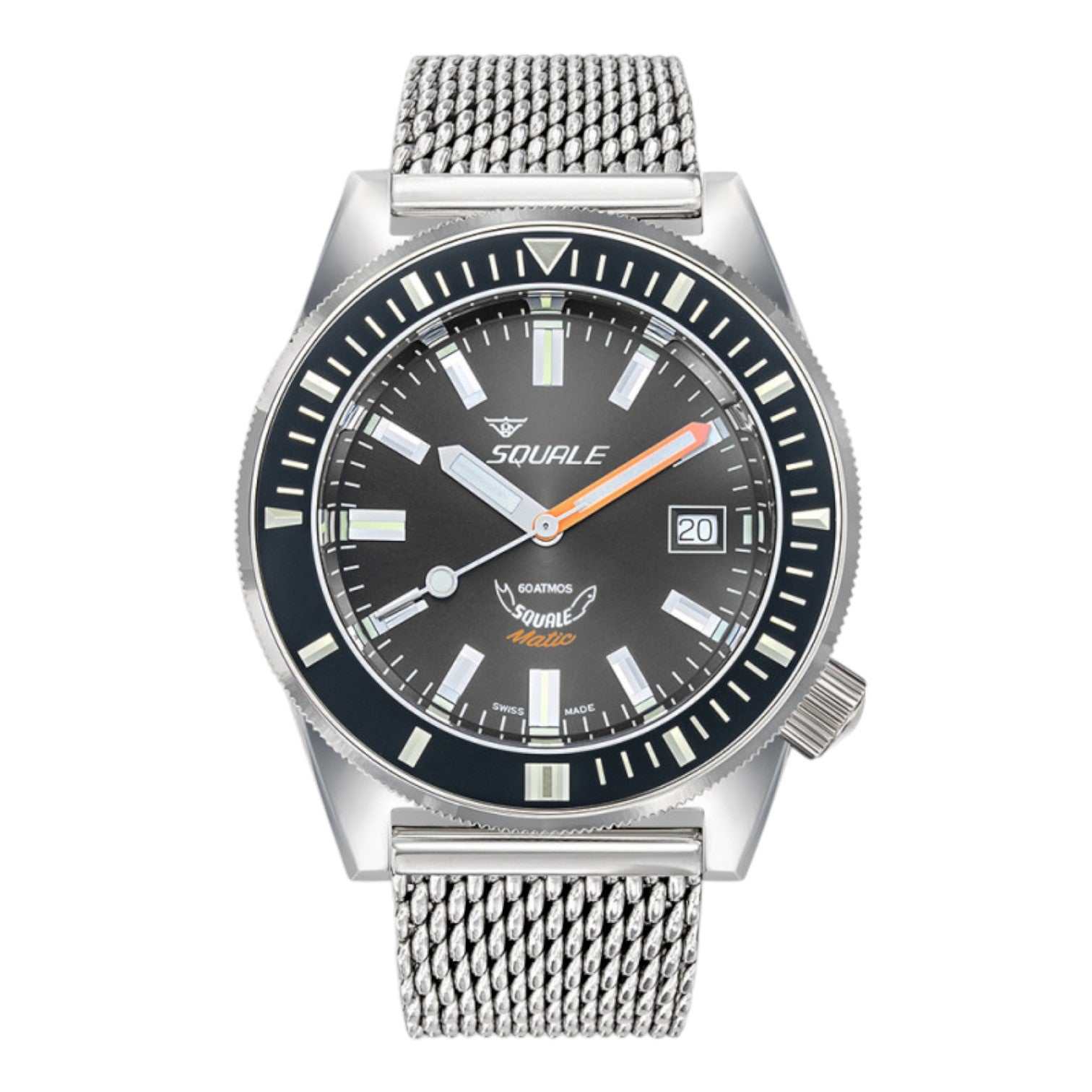 Squale Matic Grey Mesh 43 mm Ref. MATICXSA.ME22 - ON7947
